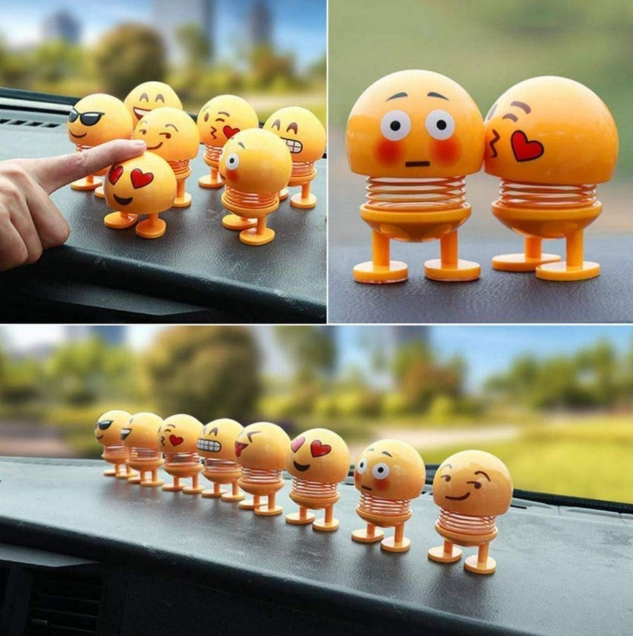 Dancing Smiley Car Dashboard
