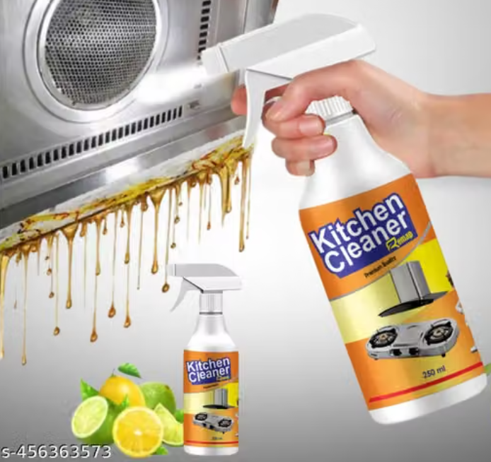 KITCHEN OIL & GREASE STAIN CLEANING REMOVER SPRAY