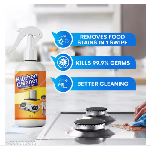 KITCHEN OIL & GREASE STAIN CLEANING REMOVER SPRAY