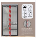 Heavy Quality Magnetic Door Mosquito Net