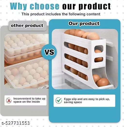 Egg Dispenser , 4-Tier Egg Storage