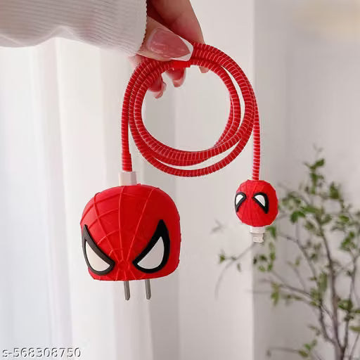 Spiderman Charger Case Cover for Iphone 20W/18W USB-C Adapte