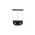 Plastic Push Button Storage Containers Dispenser Wall Mounted Jars for Storage of Cereal, Multi Color Pack Of-1