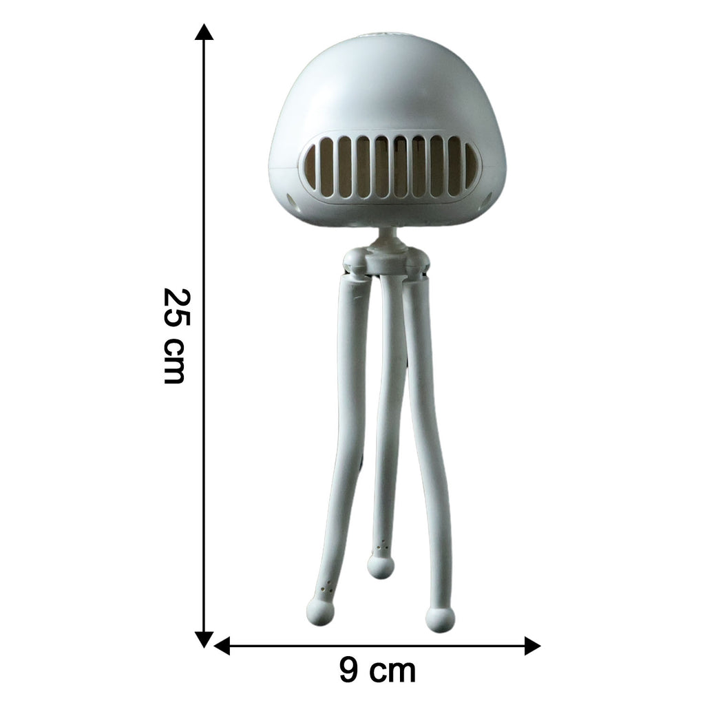 Rechargeable Handheld Mini Projector Fan (1 Pc)