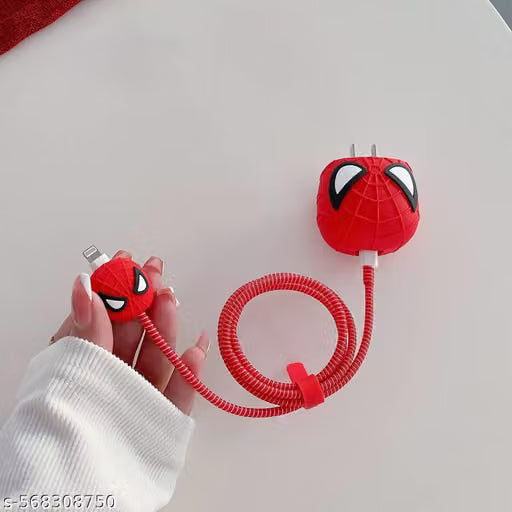 Spiderman Charger Case Cover for Iphone 20W/18W USB-C Adapte